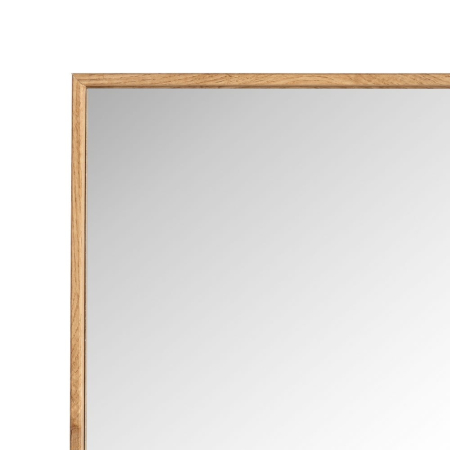 Oglindă Lemn Maro Stil Nordic – Imagine Principală [1]