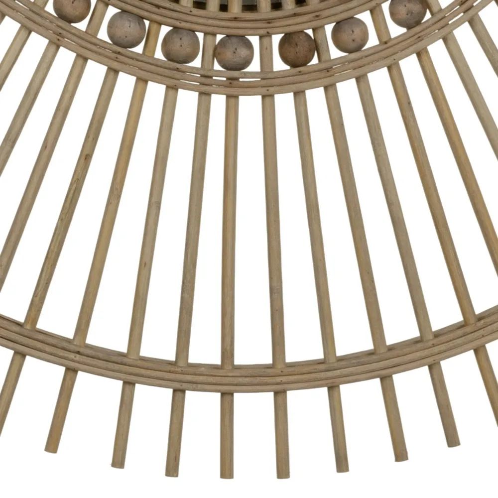 Oglinda ovala rama bambus eleganta|Oglinzi moderne si naturale [3]