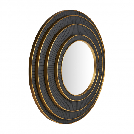 Oglinda Art Deco mango negru auriu|Oglinzi decorative [2]