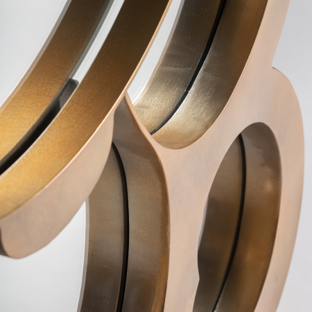 Oglinda Art Deco MDF auriu verticala|Oglinzi luxoase [2]