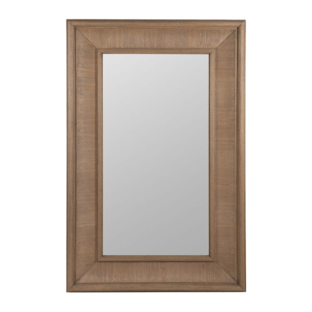 Colectia noua - Oglinda din lemn natural cu rama lata profil in trepte – efect sculptural