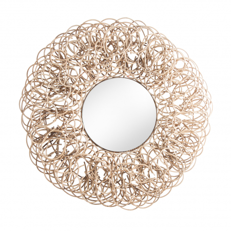 Oglinzi - Oglinda rotunda ratan|Oglinzi decorative mari