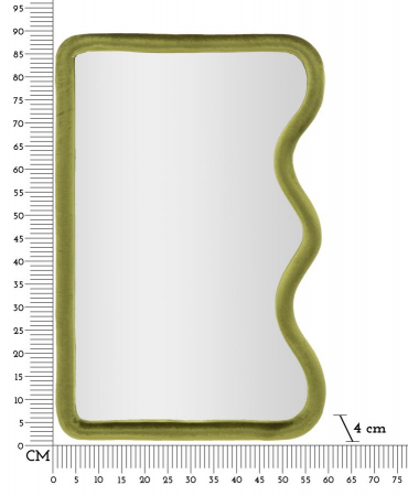 Oglinda neregulata rama verde CreativDeco [5]