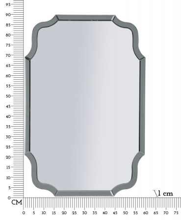 oglinda decorativa gri CreativDeco pentru interioare minimaliste [6]