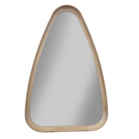 Oglinzi - Oglinda lemn natural Cono asimetrica