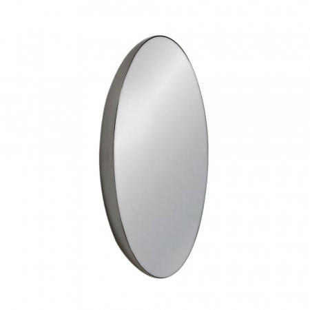 Mobilier - oglindă pătrată nichel, decor modern pentru living, dormitor sau hol