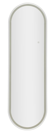 Mobilier - Oglindă ovală de perete cu iluminare LED