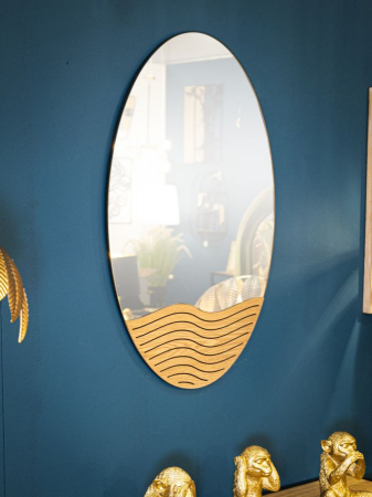Oglinda Ovala Boho Chic Accente Naturale CreativDeco [1]