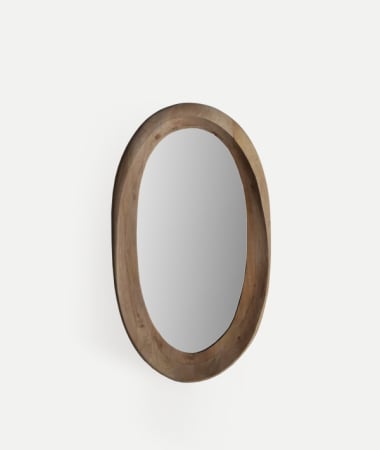 Oglinzi - Oglindă ovală lemn mango SJELD – titlu imagine principală