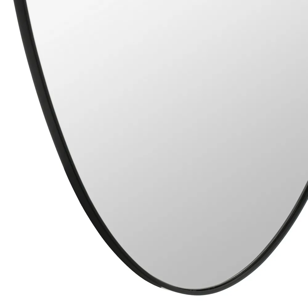 oglinda ovala neagra decor elegant dormitor CreativDeco [3]