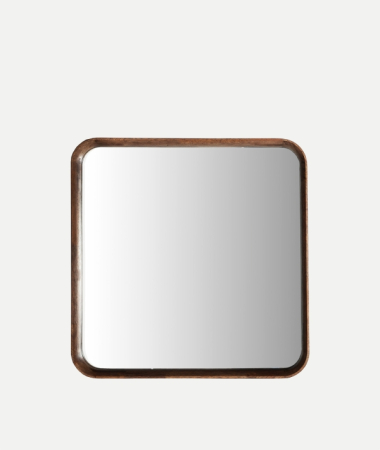 Oglinzi - Oglindă pătrată LUBECA lemn cauciuc – titlu imagine principală