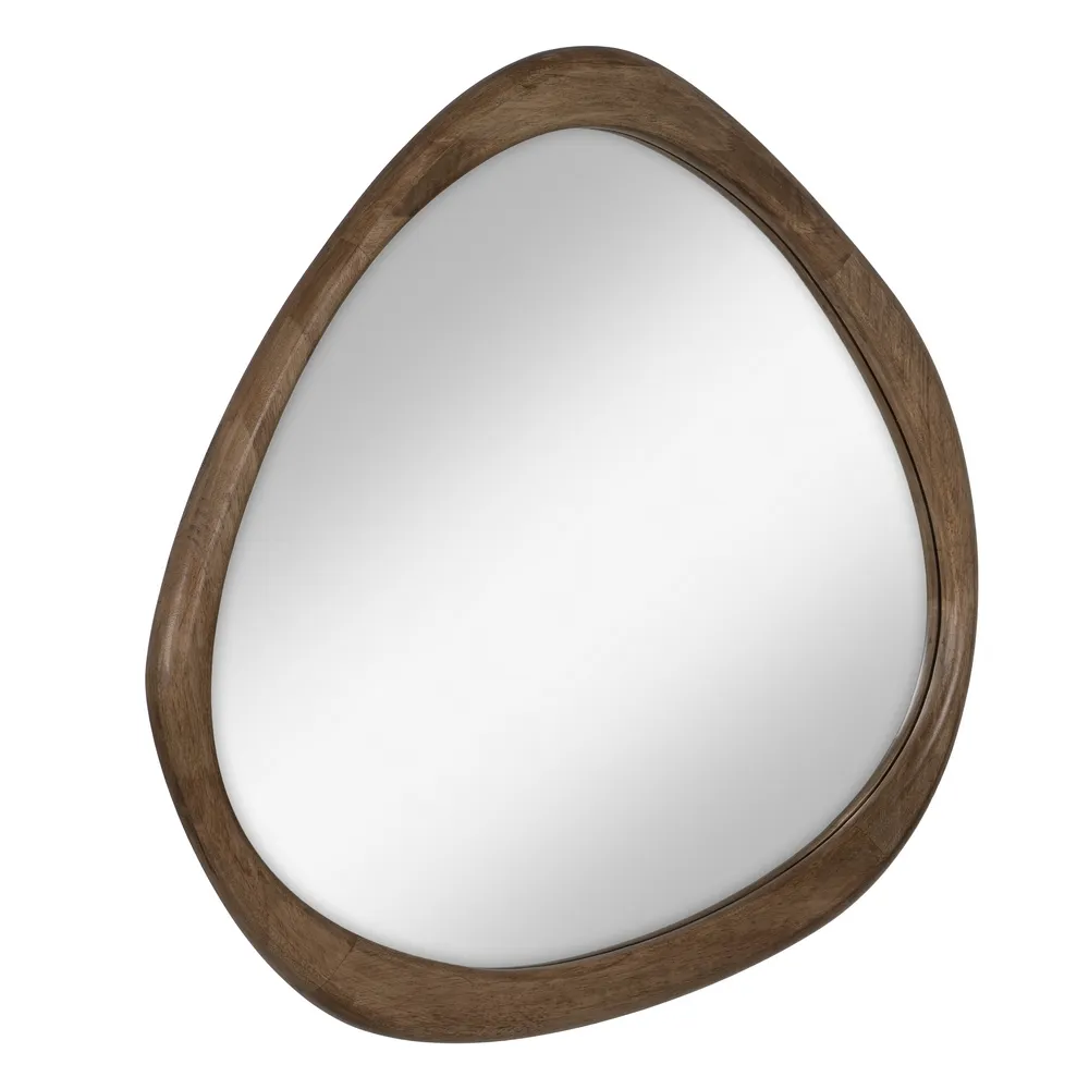 Oglinda perete Asimetric mare, lemn - creativdeco.ro [1]