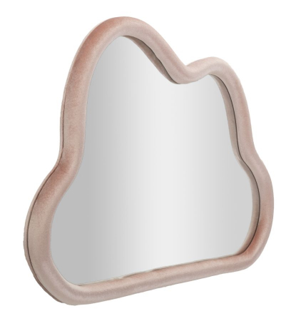 Oglinda perete Cloud, catifea roz [2]