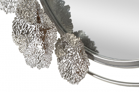 Oglinda rotunda decorativa | Design floral | CreativDeco [3]