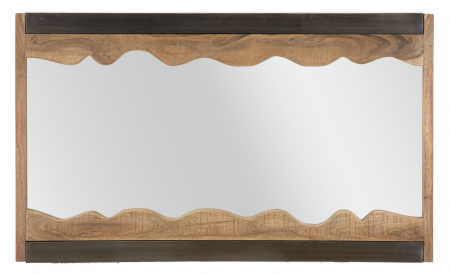 Pachete promotionale - Oglinda perete rama lemn natural rustica CreativDeco