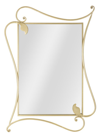 Oglinzi - Oglinda perete Petal, metal auriu - CreativDeco.ro