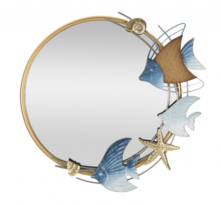 Oglinda rotunda oceanica | Decor 3D | CreativDeco [2]