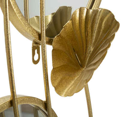 Oglinda perete Triple Flow, metal auriu - creativdeco.ro [5]