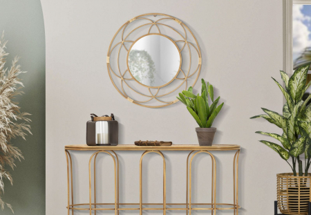 Oglinda perete Valencia, ratan natural | creativdeco [1]