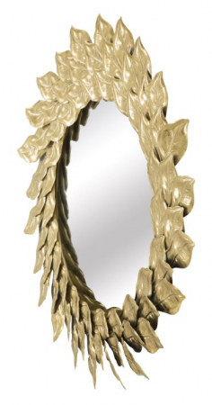 Oglinda Rotunda Aurie Petal Rame | CreativDeco.ro [2]