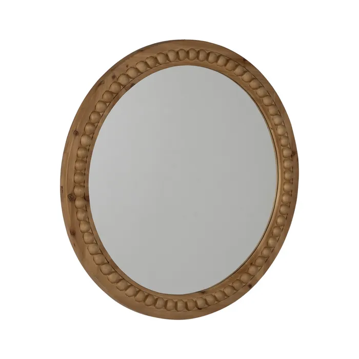 Oglinda rotunda rama lemn rustica|Oglinzi elegante si rustice [1]
