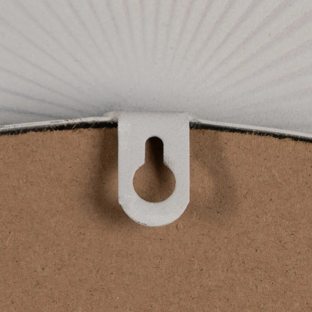 Oglinda rotunda rama alba moderna|Oglinzi elegante si creative [5]