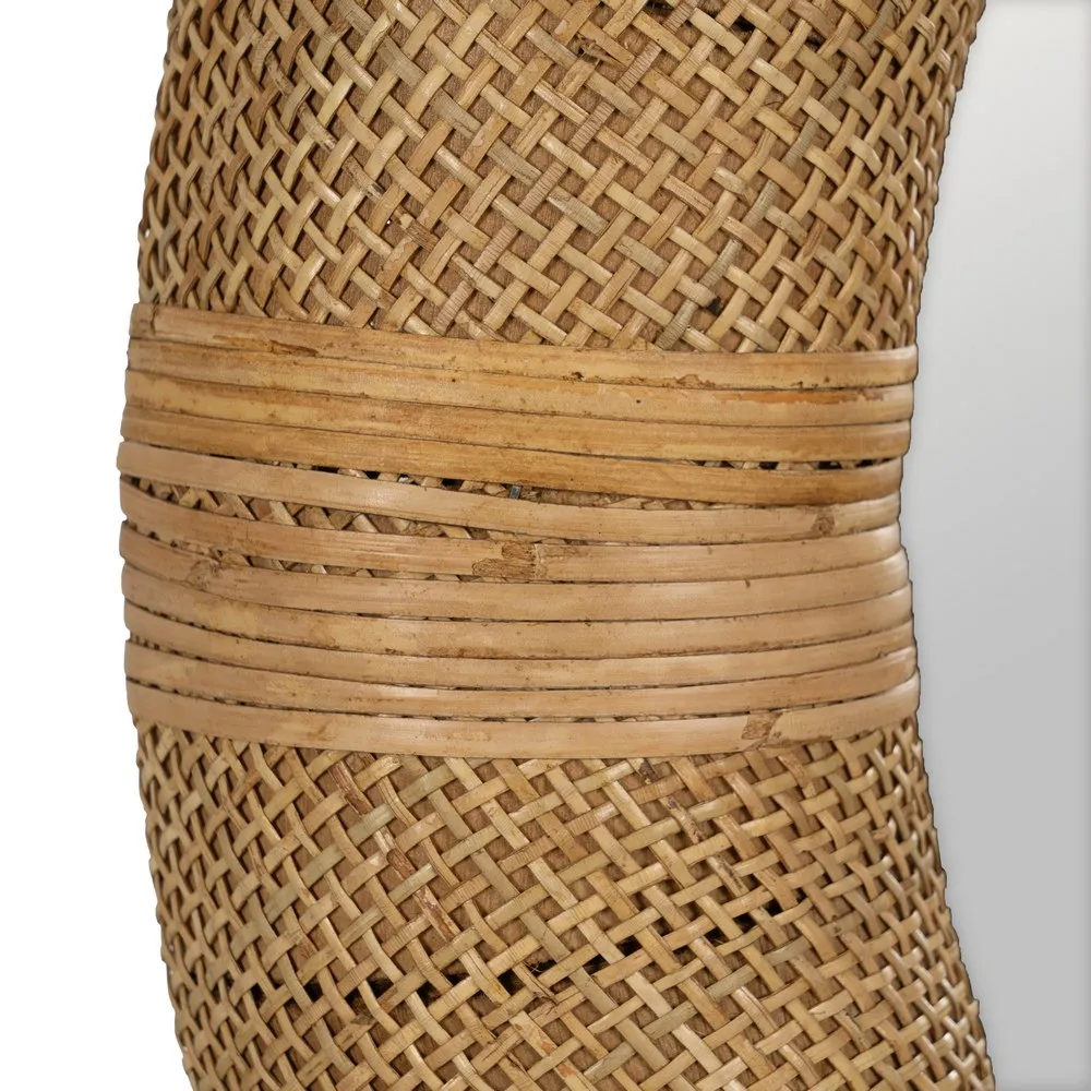 Oglinda Rotunda Eva, Ratan Natural - CreativDeco.ro [2]