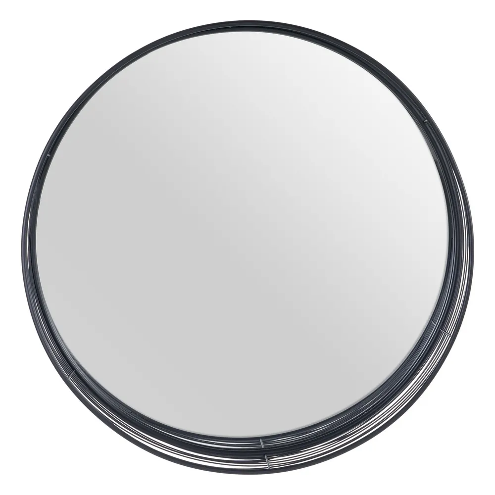 Oglinda rotunda mare rama neagra|Oglinzi rafinate si de lux [1]