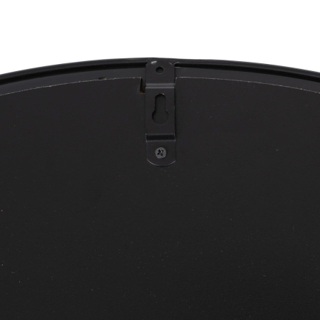 Oglindă rotundă tip fereastră cu ramă neagră [6]