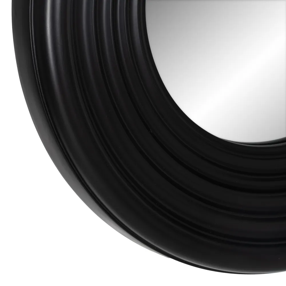 Oglinda rotunda Toledo Mare, lemn negru [4]