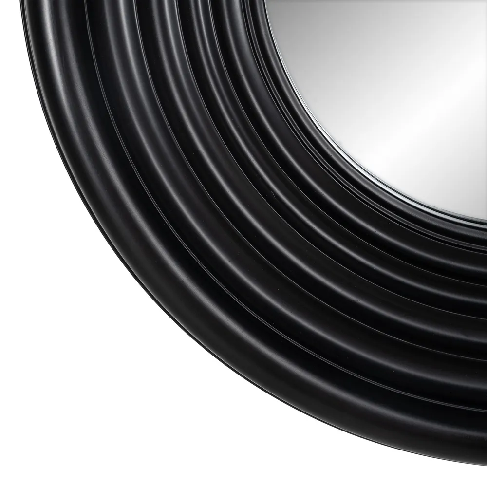 Oglinda rotunda Toledo Mare, lemn negru [3]
