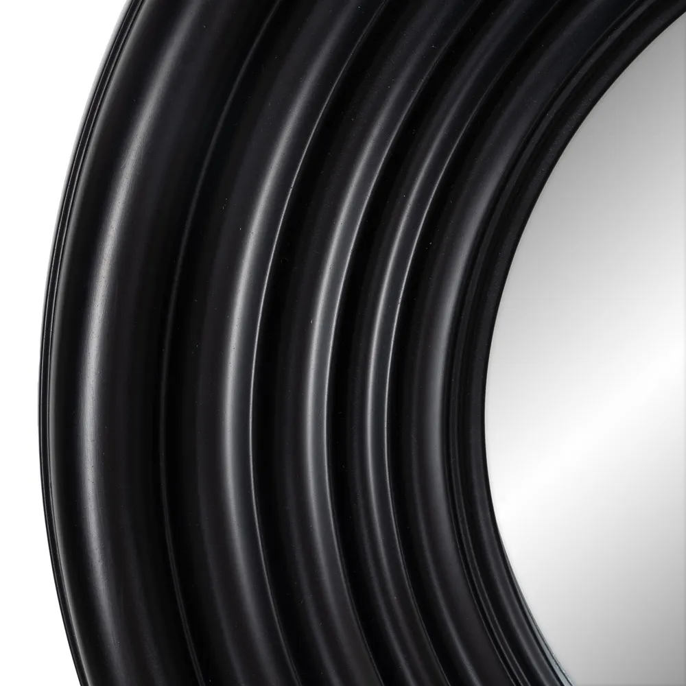 Oglinda rotunda Toledo Mare, lemn negru [2]