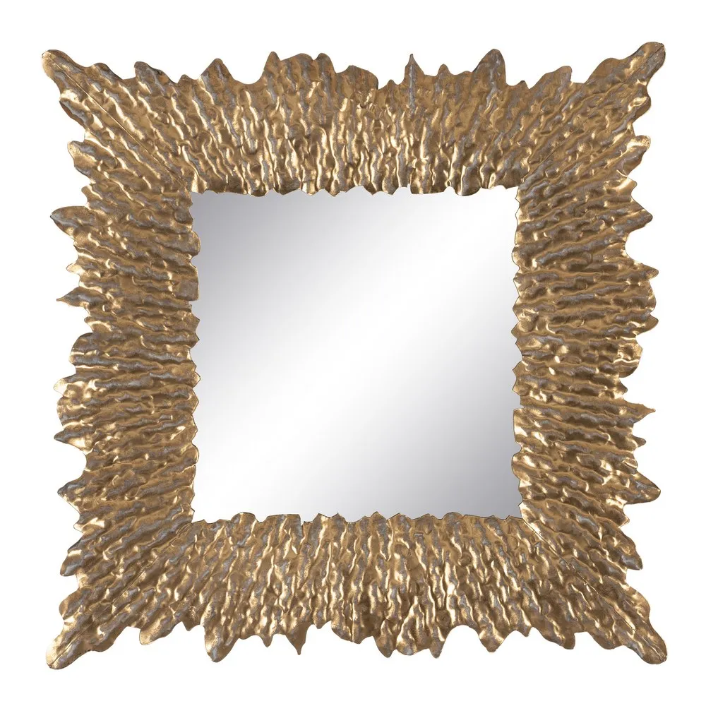 Oglinzi - Oglinda patrata Square, din Metal Auriu - CREATIVDECO.RO