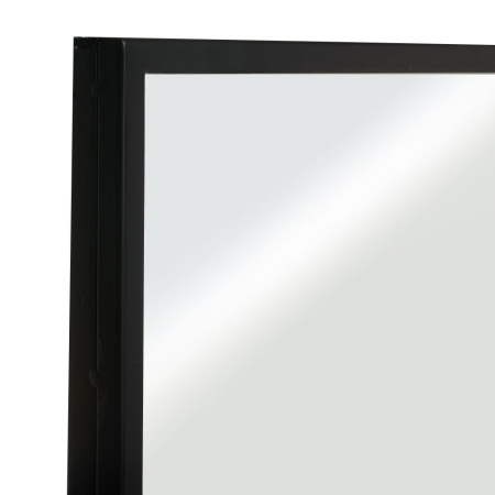 Oglindă tip fereastră cu ramă neagră din metal [1]