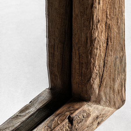 Oglinda etnica lemn tec verticala|Oglinzi decorative [1]