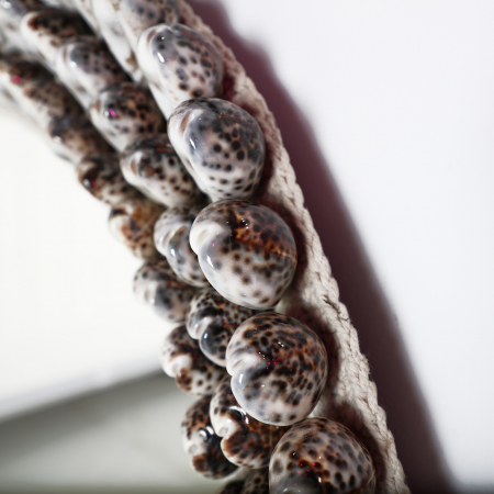 Oglinda rotunda scoici|Oglinzi decorative scandinave [5]