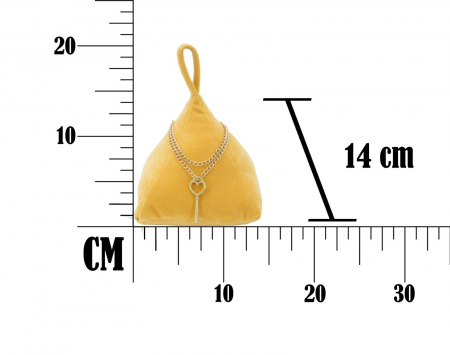 Opritor usa triunghi portocaliu CreativDeco - Accent vibrant pentru decor modern [5]