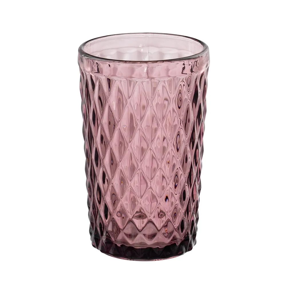 Colectia noua - Pahar Apa Pink, Cristal Roz - CreativDeco.ro
