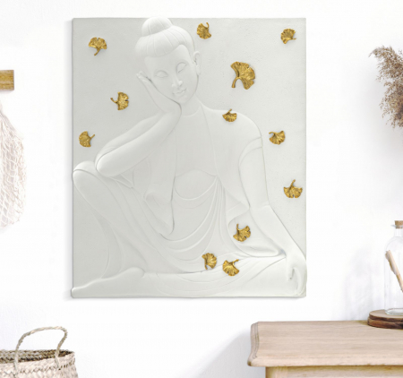 Panou Decorativ Buddha Rasina - Calm si Serenitate CreativDeco [4]