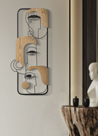 Decoratiune Abstracta Arta CreativDeco - Design Inspirat pentru Perete [4]