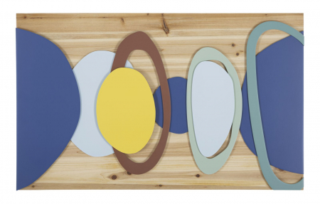 Decoratiuni perete din lemn - Panou Abstract Decorativ Lemn - Culoare si Design CreativDeco