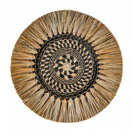 Decoratiuni perete din fibre naturale - Panou decorativ rafie|Decor perete boho|Decoratiuni naturale