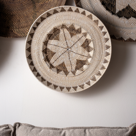 Panou decorativ etnic ratan maro si bej|Decoratiuni perete [2]