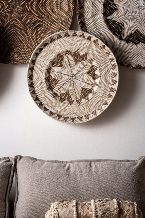 Panou decorativ etnic ratan maro si bej|Decoratiuni perete [3]