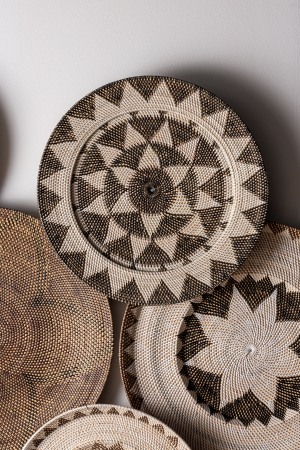 Panou decorativ etnic ratan maro si bej|Decoratiuni perete [3]