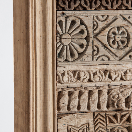 Panou decorativ oriental lemn tec|Panouri perete exotice [1]