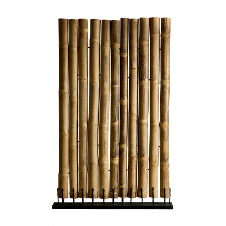Paravane de camera - Paravan etnic bambus maro | Decoratiuni interioare naturale