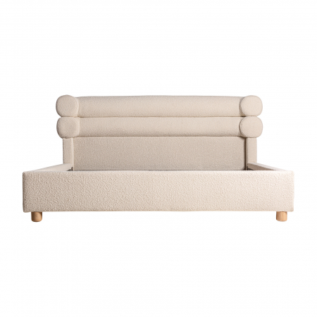 Paturi - Pat contemporan lemn alb antic|Paturi moderne