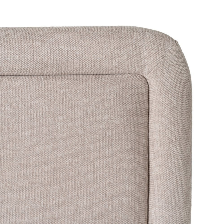 Pat tapițat bej din stofă premium [1]