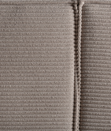 Pat tapițat poliester bej și lemn de pin [4]